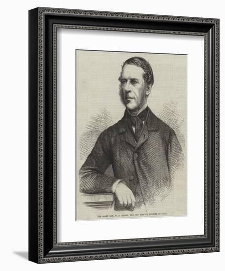 The Right Honourable W N Massey, the New Finance Minister of India-null-Framed Giclee Print