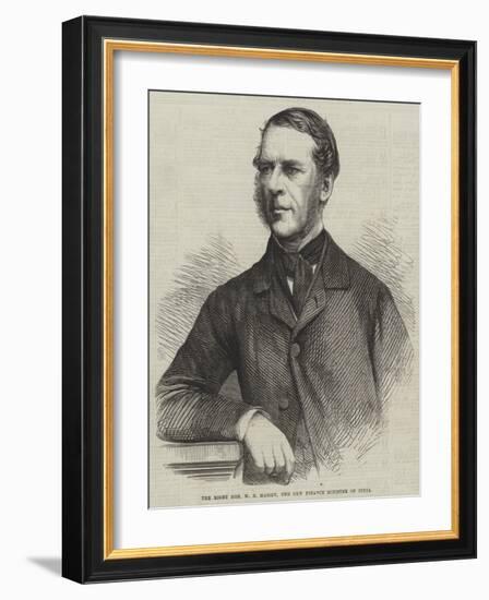 The Right Honourable W N Massey, the New Finance Minister of India-null-Framed Giclee Print