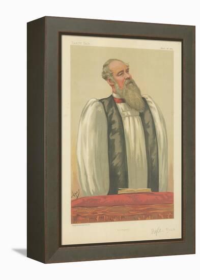 The Right Rev John Charles Ryle, Bishop of Liverpool, Liverpool, 26 March 1881, Vanity Fair Cartoon-Carlo Pellegrini-Framed Premier Image Canvas