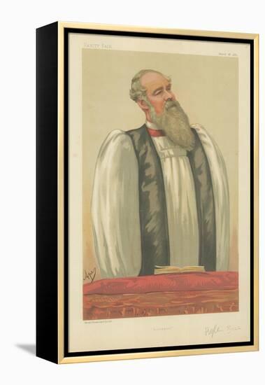 The Right Rev John Charles Ryle, Bishop of Liverpool, Liverpool, 26 March 1881, Vanity Fair Cartoon-Carlo Pellegrini-Framed Premier Image Canvas