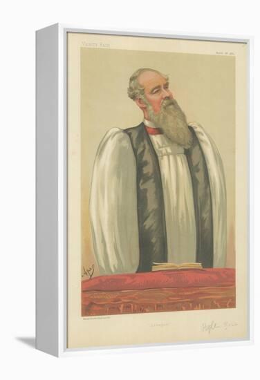 The Right Rev John Charles Ryle, Bishop of Liverpool, Liverpool, 26 March 1881, Vanity Fair Cartoon-Carlo Pellegrini-Framed Premier Image Canvas