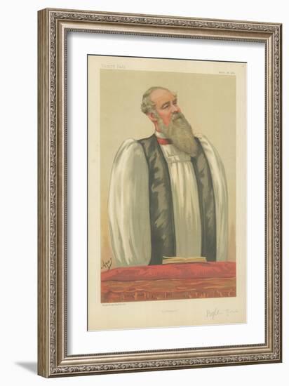 The Right Rev John Charles Ryle, Bishop of Liverpool, Liverpool, 26 March 1881, Vanity Fair Cartoon-Carlo Pellegrini-Framed Giclee Print