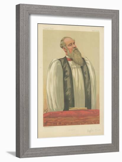 The Right Rev John Charles Ryle, Bishop of Liverpool, Liverpool, 26 March 1881, Vanity Fair Cartoon-Carlo Pellegrini-Framed Giclee Print