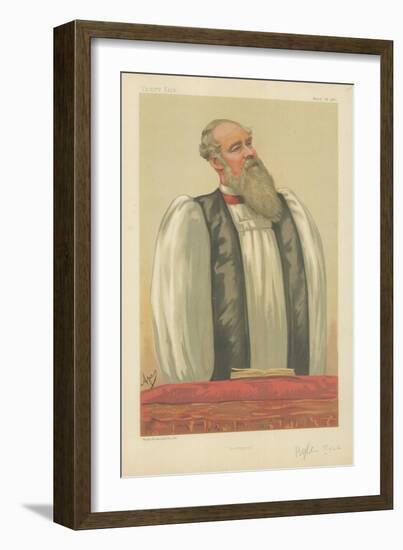 The Right Rev John Charles Ryle, Bishop of Liverpool, Liverpool, 26 March 1881, Vanity Fair Cartoon-Carlo Pellegrini-Framed Giclee Print