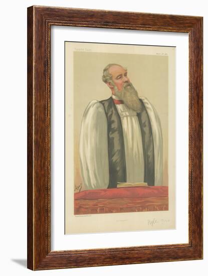 The Right Rev John Charles Ryle, Bishop of Liverpool, Liverpool, 26 March 1881, Vanity Fair Cartoon-Carlo Pellegrini-Framed Giclee Print