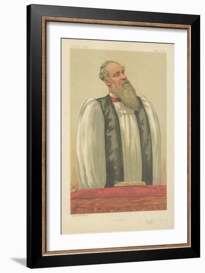 The Right Rev John Charles Ryle, Bishop of Liverpool, Liverpool, 26 March 1881, Vanity Fair Cartoon-Carlo Pellegrini-Framed Giclee Print