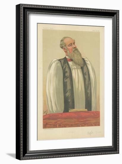 The Right Rev John Charles Ryle, Bishop of Liverpool, Liverpool, 26 March 1881, Vanity Fair Cartoon-Carlo Pellegrini-Framed Giclee Print