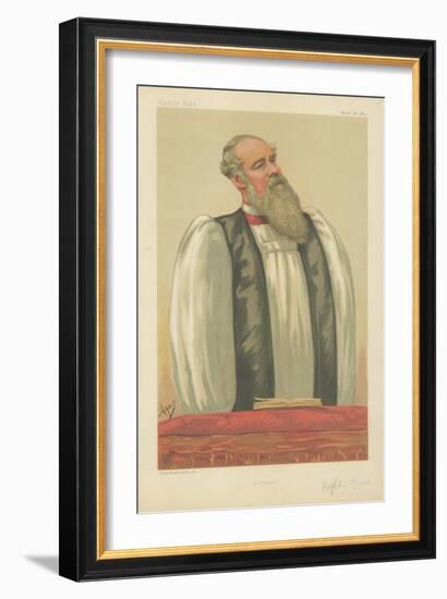 The Right Rev John Charles Ryle, Bishop of Liverpool, Liverpool, 26 March 1881, Vanity Fair Cartoon-Carlo Pellegrini-Framed Giclee Print