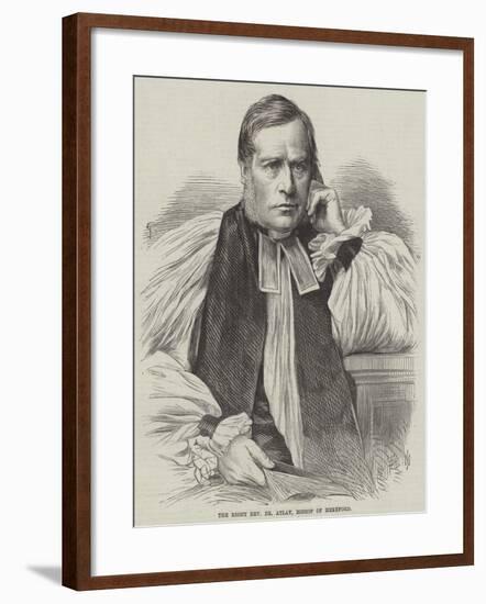 The Right Reverend Dr Atlay, Bishop of Hereford-null-Framed Giclee Print