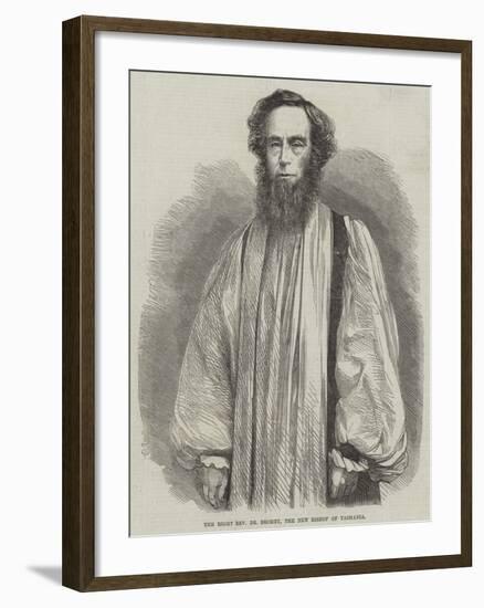 The Right Reverend Dr Bromby, the New Bishop of Tasmania-null-Framed Giclee Print