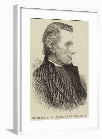 The Right Reverend E R Johnson, Bishop of Calcutta-null-Framed Giclee Print