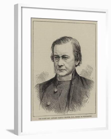 The Right Reverend Edward Harold Browne, Bishop of Winchester-null-Framed Giclee Print