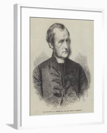 The Right Reverend G a Selwyn, Dd, the New Bishop of Lichfield-null-Framed Giclee Print