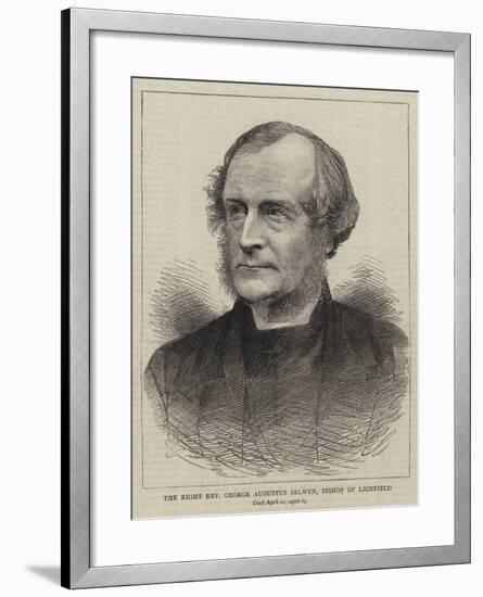 The Right Reverend George Augustus Selwyn, Bishop of Lichfield-null-Framed Giclee Print