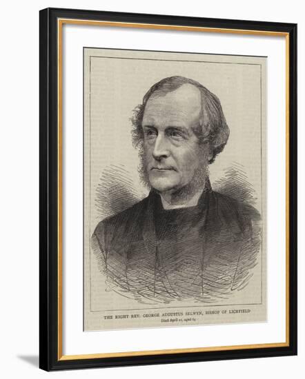 The Right Reverend George Augustus Selwyn, Bishop of Lichfield-null-Framed Giclee Print