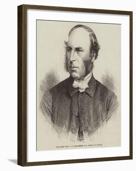 The Right Reverend J F Mackarness, Dd, Bishop of Oxford-null-Framed Giclee Print