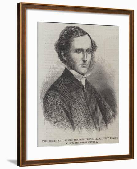 The Right Reverend James Travers Lewis, Lld, First Bishop of Ontario, Upper Canada-null-Framed Giclee Print