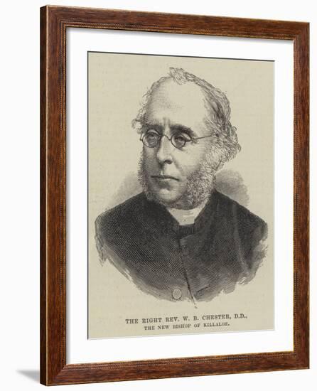 The Right Reverend W B Chester, Dd, the New Bishop of Killaloe-null-Framed Giclee Print