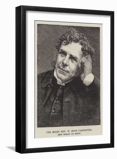 The Right Reverend W Boyd Carpenter, New Bishop of Ripon--Framed Giclee Print