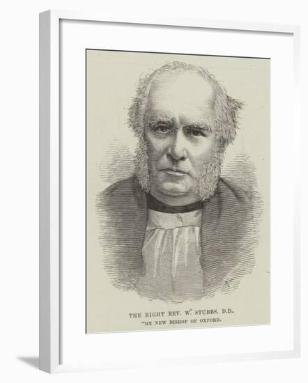 The Right Reverend W Stubbs, the New Bishop of Oxford-null-Framed Giclee Print