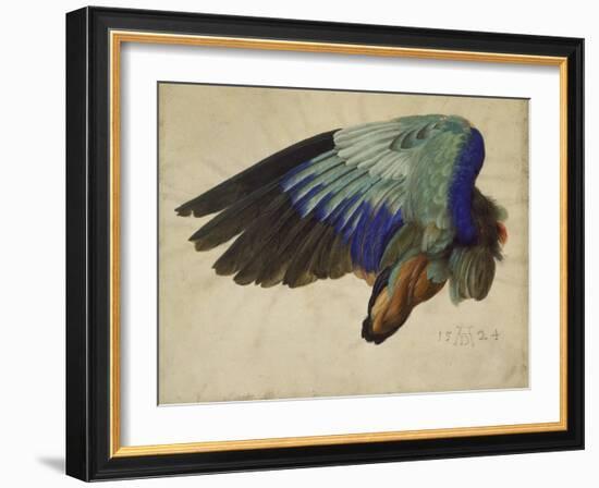 The Right Wing of a Blue Roller, 1524-Albrecht Dürer-Framed Giclee Print