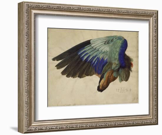 The Right Wing of a Blue Roller, 1524-Albrecht Dürer-Framed Giclee Print