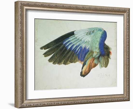 The Right Wing of a Blue Roller-Hans Hoffmann-Framed Giclee Print