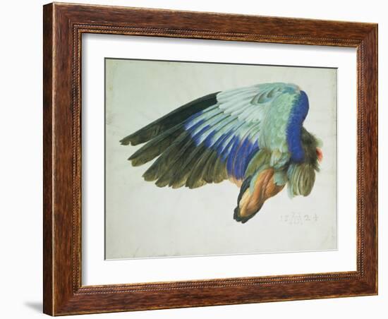 The Right Wing of a Blue Roller-Hans Hoffmann-Framed Giclee Print