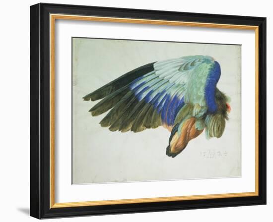 The Right Wing of a Blue Roller-Hans Hoffmann-Framed Giclee Print