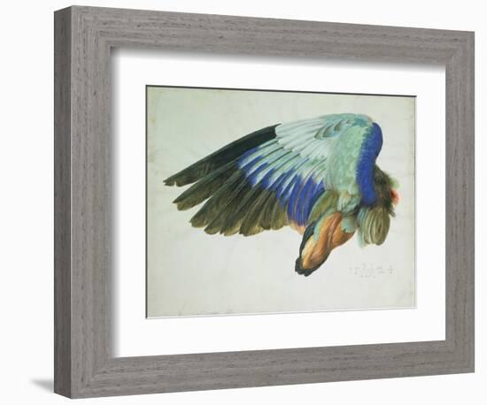 The Right Wing of a Blue Roller-Hans Hoffmann-Framed Giclee Print