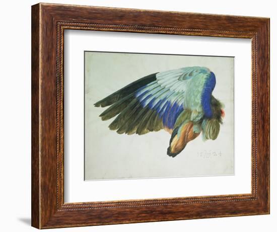 The Right Wing of a Blue Roller-Hans Hoffmann-Framed Giclee Print