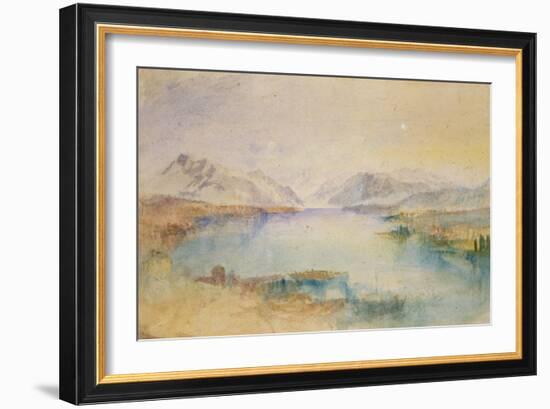 The Rigi, Lake Lucerne-J. M. W. Turner-Framed Giclee Print