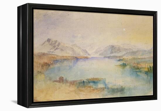 The Rigi, Lake Lucerne-J. M. W. Turner-Framed Premier Image Canvas