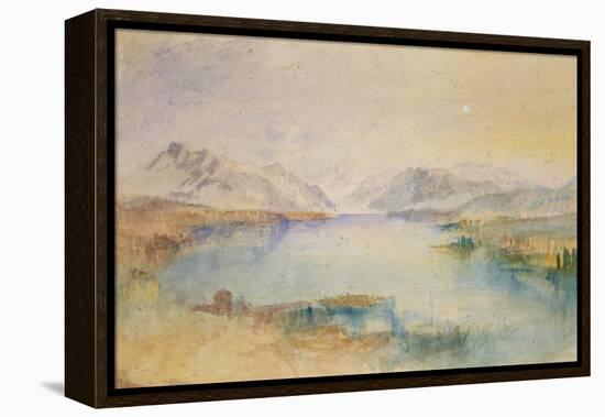 The Rigi, Lake Lucerne-J. M. W. Turner-Framed Premier Image Canvas