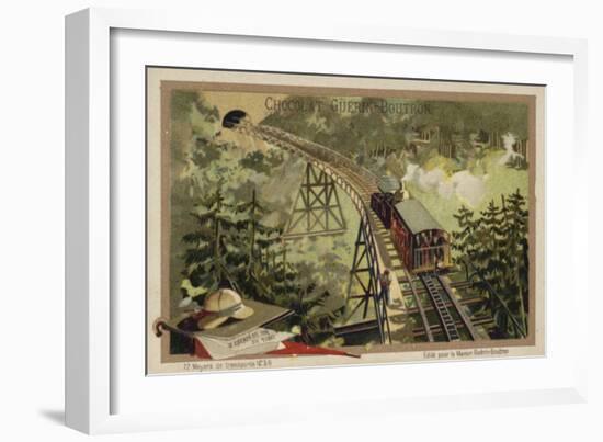 The Rigi Railway, Switzerland-null-Framed Giclee Print