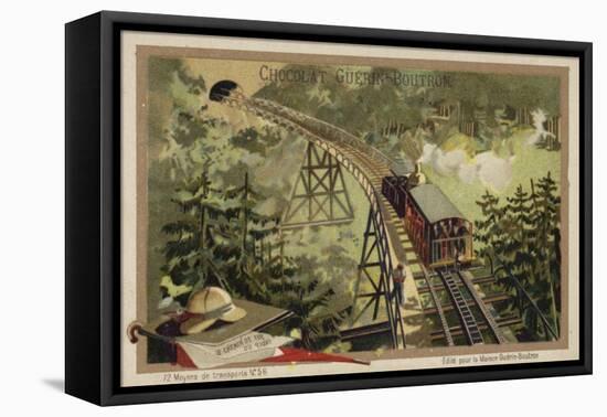 The Rigi Railway, Switzerland-null-Framed Premier Image Canvas