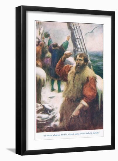 The Rime of the Ancient Mariner, Illustration from 'Stories from the Poets'-Arthur C. Michael-Framed Giclee Print