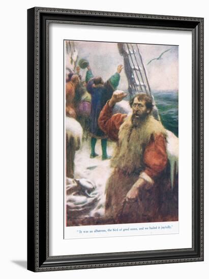 The Rime of the Ancient Mariner, Illustration from 'Stories from the Poets'-Arthur C. Michael-Framed Giclee Print