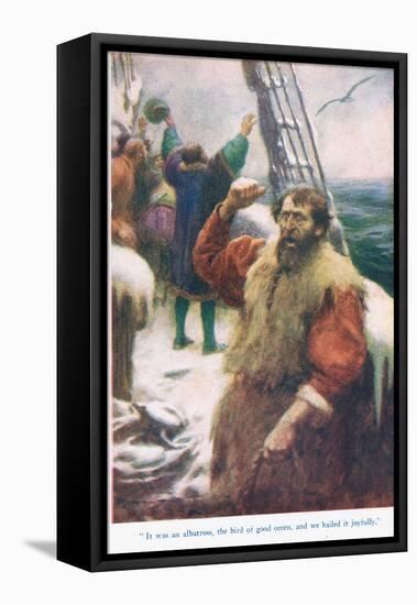 The Rime of the Ancient Mariner, Illustration from 'Stories from the Poets'-Arthur C. Michael-Framed Premier Image Canvas