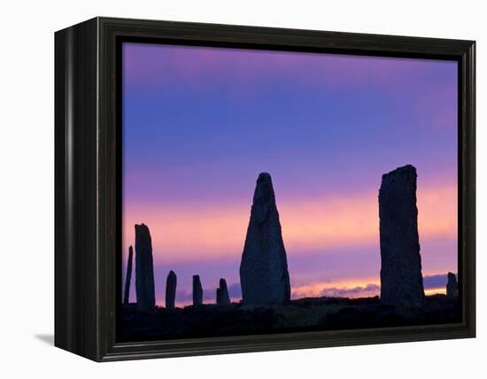 The Ring of Brodgar Standing Stones Orkney Islands Scotland-Peter Adams-Framed Premier Image Canvas