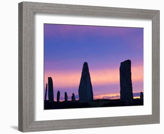 The Ring of Brodgar Standing Stones Orkney Islands Scotland-Peter Adams-Framed Photographic Print