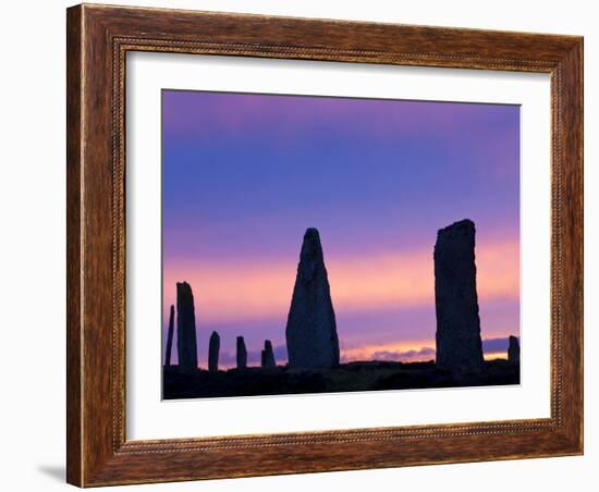 The Ring of Brodgar Standing Stones Orkney Islands Scotland-Peter Adams-Framed Photographic Print