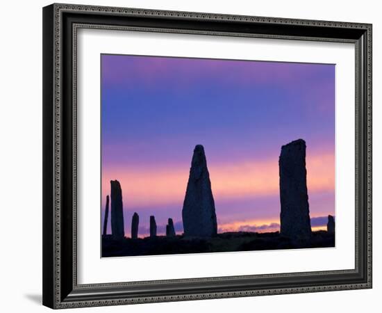 The Ring of Brodgar Standing Stones Orkney Islands Scotland-Peter Adams-Framed Photographic Print