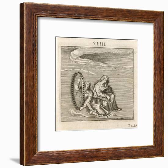 The Ring of Stars Known as the Milky Way-Gaius Julius Hyginus-Framed Art Print