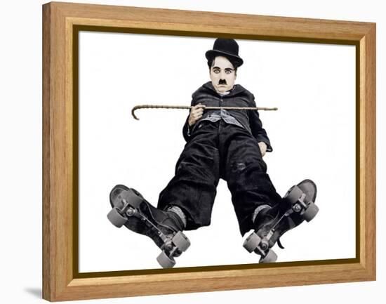 The Rink, Charlie Chaplin, 1916-null-Framed Stretched Canvas