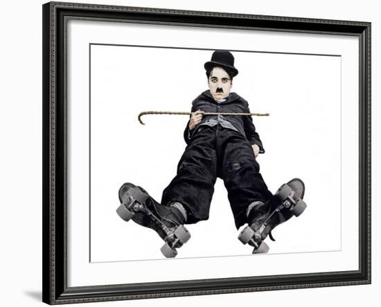 The Rink, Charlie Chaplin, 1916-null-Framed Photo