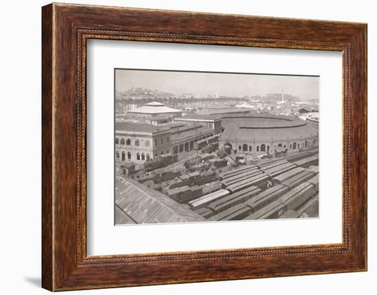 'The Rio de Janeiro Terminus of the Central Railway of Brazil', 1914-Unknown-Framed Photographic Print