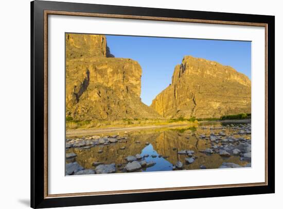 The Rio Grande River at Santa Elena Canyon, Big Bend NP, Texas, Usa-Chuck Haney-Framed Photographic Print