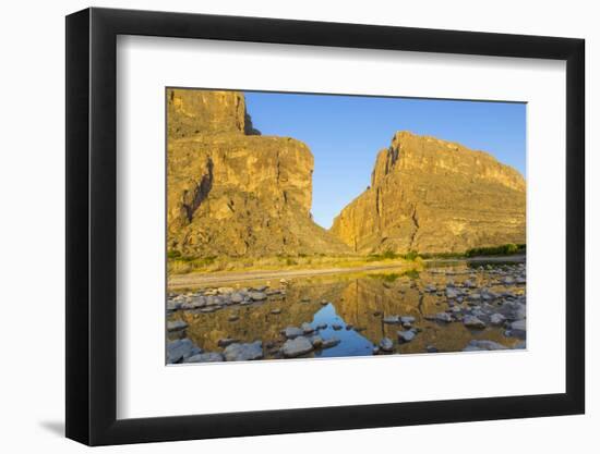 The Rio Grande River at Santa Elena Canyon, Big Bend NP, Texas, Usa-Chuck Haney-Framed Photographic Print