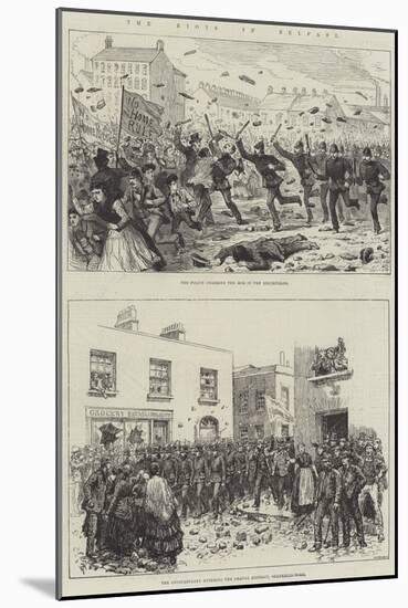 The Riots in Belfast-Amedee Forestier-Mounted Giclee Print